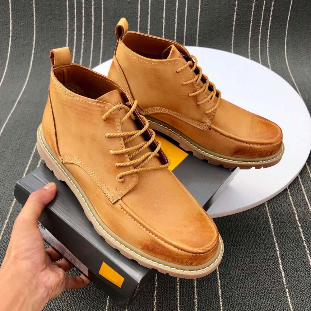 designer retro linen yellow classic short boots outdoor casual martin leather high-lace-up tooling polished style, Black
designer retro linen yellow classic short boots outdoor casual martin leather high-lace-up tooling polished style, Black