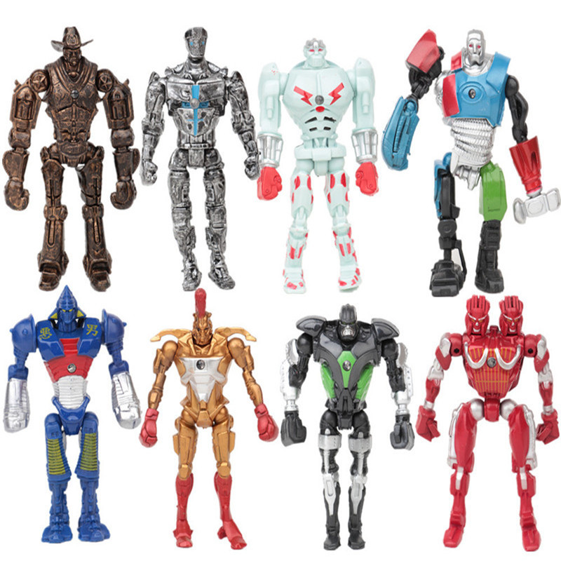 8pcs/set Real Steel Action Figure Toys Atom Movie Zeus Twin Cities Midas Robot PVC 13cm Anime Non-JAKKS robot In Stock
8pcs/set Real Steel Action Figure Toys Atom Movie Zeus Twin Cities Midas Robot PVC 13cm Anime Non-JAKKS robot In Stock