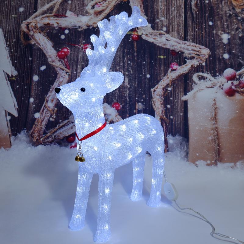 Christmas Decorations 60cm 3D Acrylic LED Large Reindeer Elk Light Night Lamp Deer Lighting Ornament Outdoor Home Room Decoration Decor Gift
Christmas Decorations 60cm 3D Acrylic LED Large Reindeer Elk Light Night Lamp Deer Lighting Ornament Outdoor Home Room Decoration Decor Gift