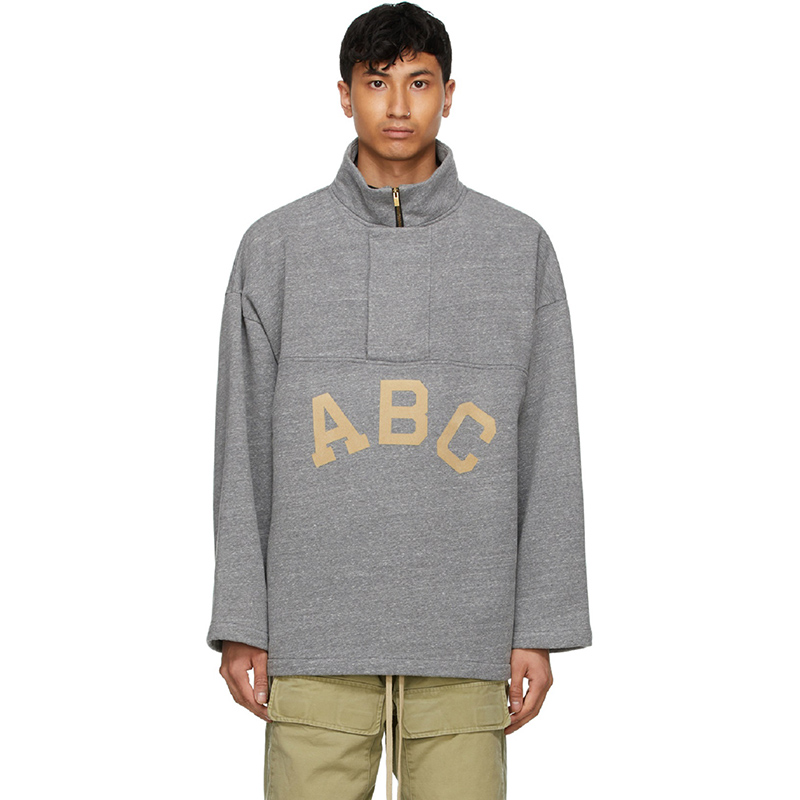 2021 USA 7th Autumn Winter Super Oversize ABC Flocking Print Hoodie Skateboard Half Zipper Hoody Fleece Pullover Sweatshirt, Not pure black hoodie
2021 USA 7th Autumn Winter Super Oversize ABC Flocking Print Hoodie Skateboard Half Zipper Hoody Fleece Pullover Sweatshirt, Not pure black hoodie