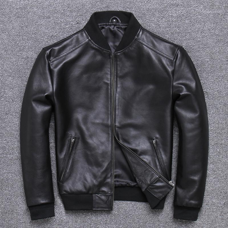 Men's Leather & Faux 2021 Mens Sheepskin Coat Genuine Men Spring Autumn Plus Size Light Bomber Jacket U-352 KJ2222, Black
Men's Leather & Faux 2021 Mens Sheepskin Coat Genuine Men Spring Autumn Plus Size Light Bomber Jacket U-352 KJ2222, Black