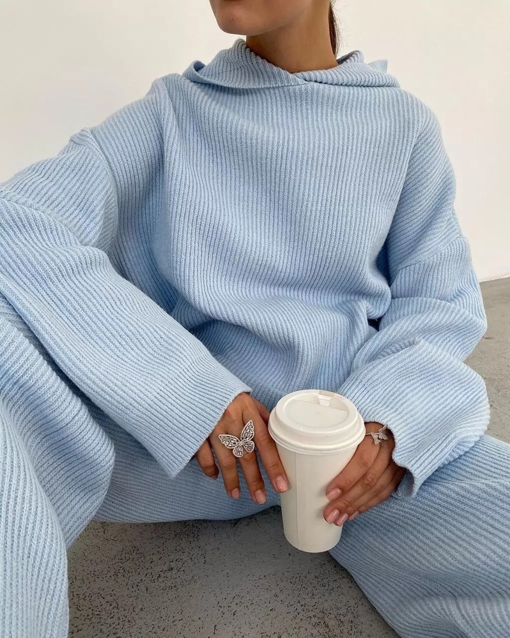 Winter Women Knitted 2 Piece Set Long Sleeve Pullover Sweater And Pocket Pant Suit 2 PCS Outfits Plus Size 2133, Apricot
Winter Women Knitted 2 Piece Set Long Sleeve Pullover Sweater And Pocket Pant Suit 2 PCS Outfits Plus Size 2133, Apricot