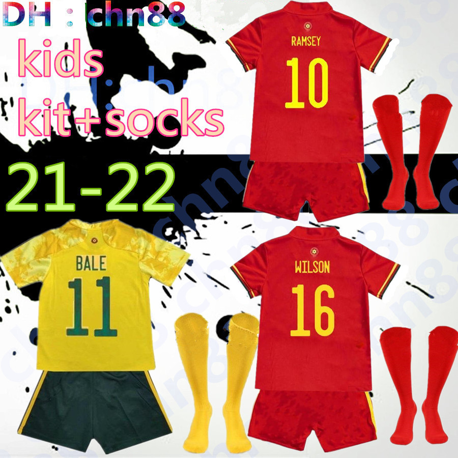 kids kit+socks 2021 2022 Wales soccer jersey cup 20 21 22 BALE ALLEN James Ben Davies Wilson camisetas team home football jerseys shirts, Image
kids kit+socks 2021 2022 Wales soccer jersey cup 20 21 22 BALE ALLEN James Ben Davies Wilson camisetas team home football jerseys shirts, Image