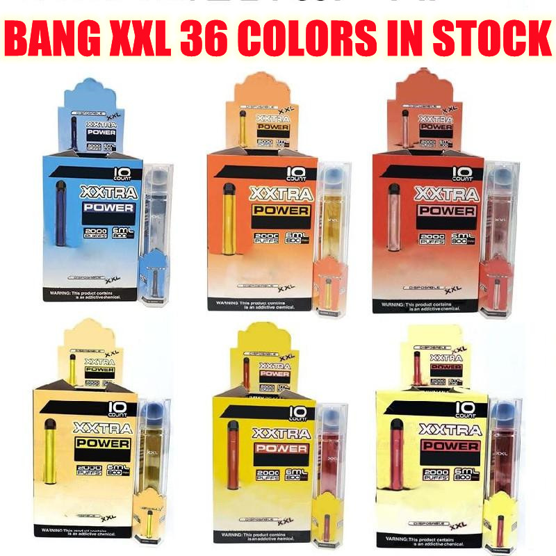 cigarettes Bang XXL vapes Fast Ship 36 Colors Package Disposable Vape Pen Kit Plus XL puff air bar Flow 2000 puffs 6ml Capacity Battery Vaporizer
cigarettes Bang XXL vapes Fast Ship 36 Colors Package Disposable Vape Pen Kit Plus XL puff air bar Flow 2000 puffs 6ml Capacity Battery Vaporizer