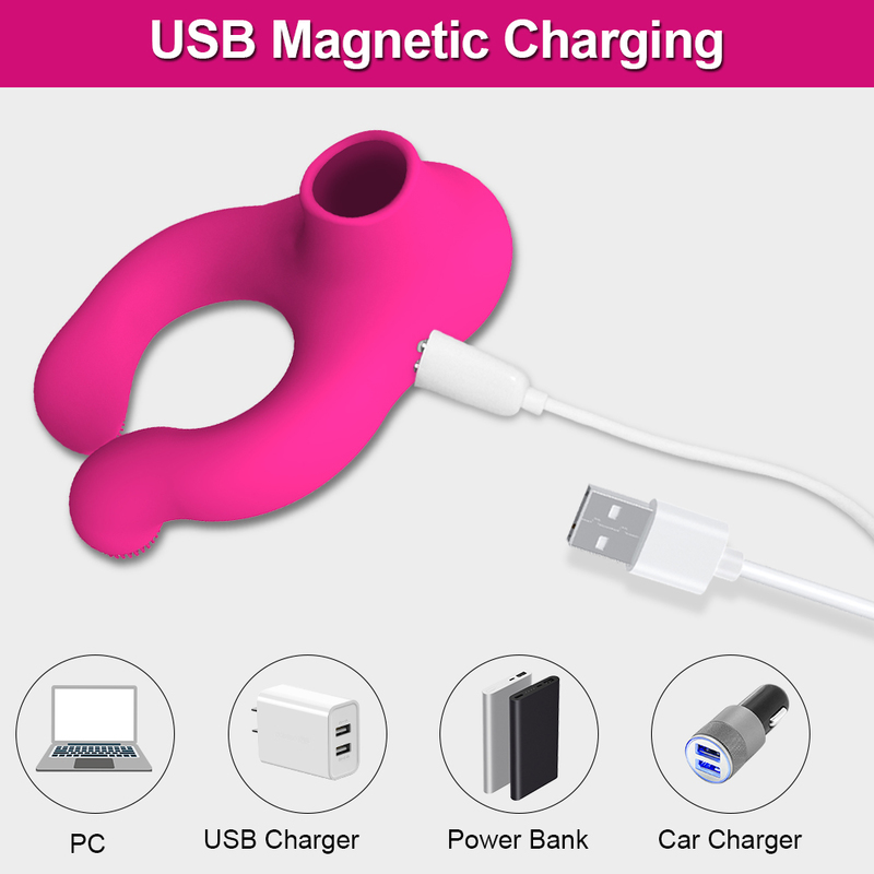 Cock Vibrator Ring for Men Penis Massager Dick Enlarger Sucking Licking Clitoral Stimulation Sex Toys Adult 18 220329