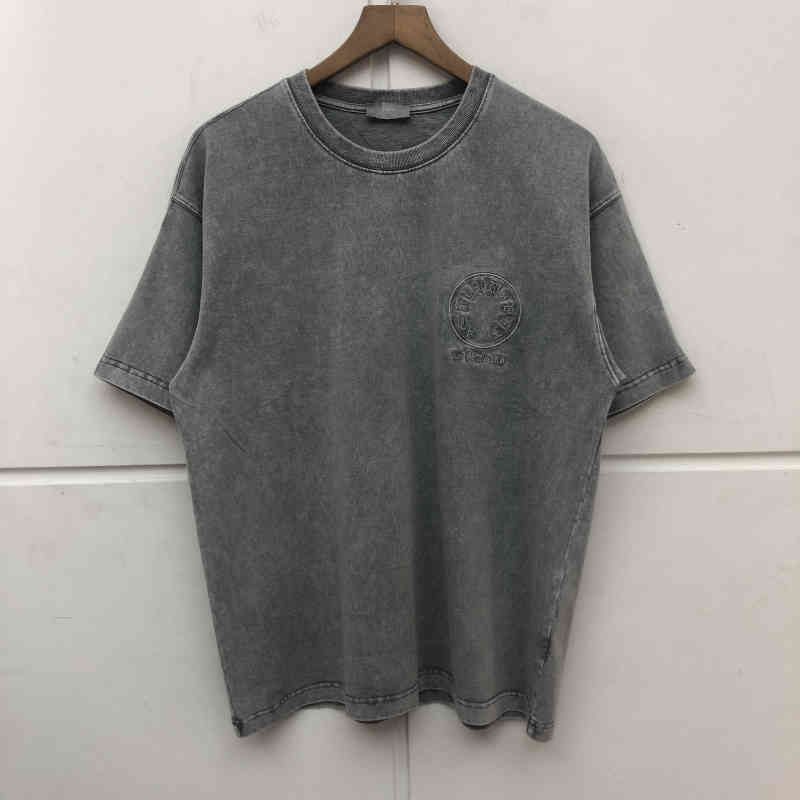Heavy Fabric Embroidery T-shirt Men Women Vintage Wash Make Old Tee Tops, White;black
Heavy Fabric Embroidery T-shirt Men Women Vintage Wash Make Old Tee Tops, White;black