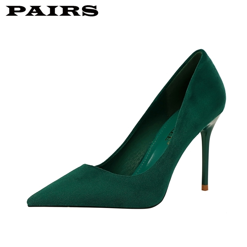 BigTree Brand Designer Pumps Shoe High Heels Sexy Stiletto Faux Suede Green Office Party Plus Size 43 211029, Yellow
BigTree Brand Designer Pumps Shoe High Heels Sexy Stiletto Faux Suede Green Office Party Plus Size 43 211029, Yellow