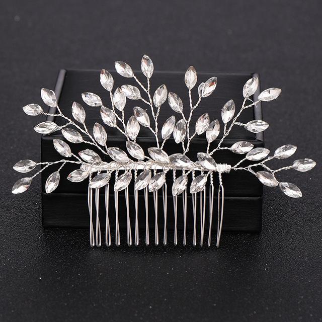 Hair Clips & Barrettes Comb Handmade Simple Hairpin Rhinestone Personality Headwear Women Bride Ornaments Jewelry ML, Golden;silver
Hair Clips & Barrettes Comb Handmade Simple Hairpin Rhinestone Personality Headwear Women Bride Ornaments Jewelry ML, Golden;silver