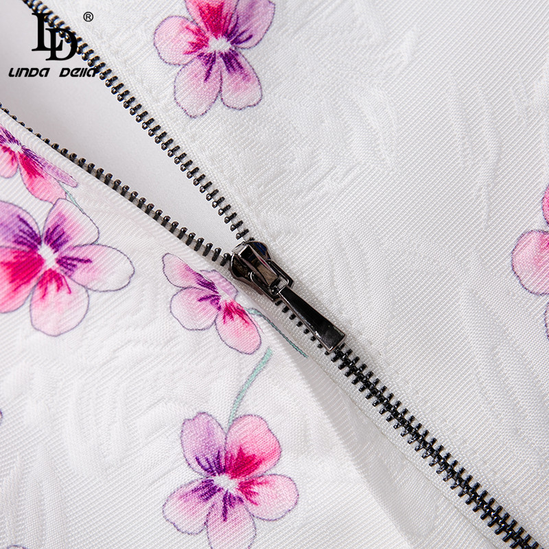 Fashion Runway Summer Vintage Mini Dress Sleeveless Elegant Gorgeous Floral Jacquard Short Dresses Vestidos 210522