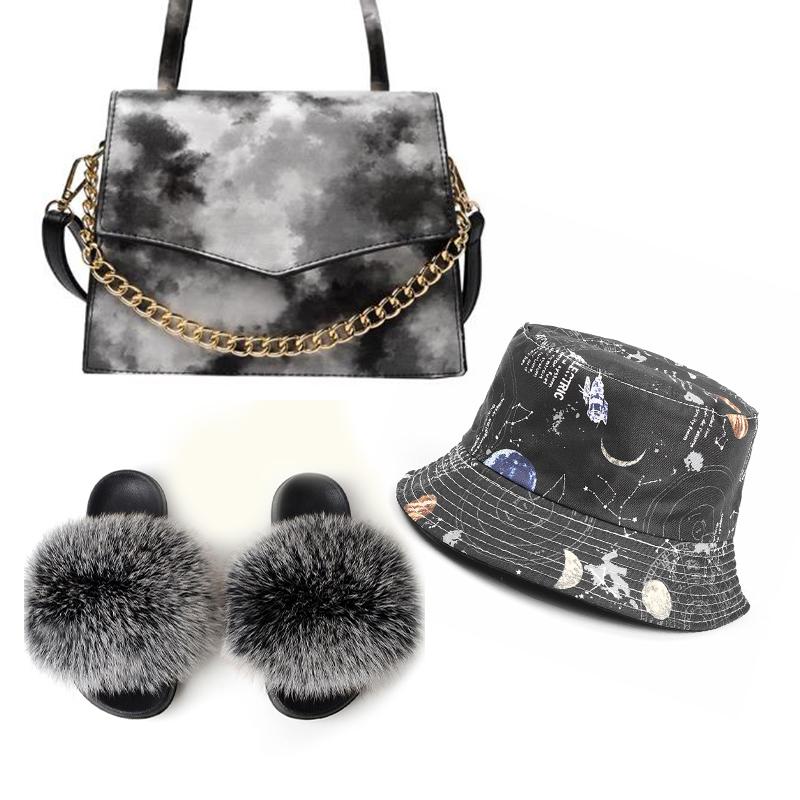 Slippers Real Fur Slides And Baseball Cap Purses Matching Women's Shoes Colorful Designer Hat Fashion Furry With Bags, Shoes hat bags
Slippers Real Fur Slides And Baseball Cap Purses Matching Women's Shoes Colorful Designer Hat Fashion Furry With Bags, Shoes hat bags