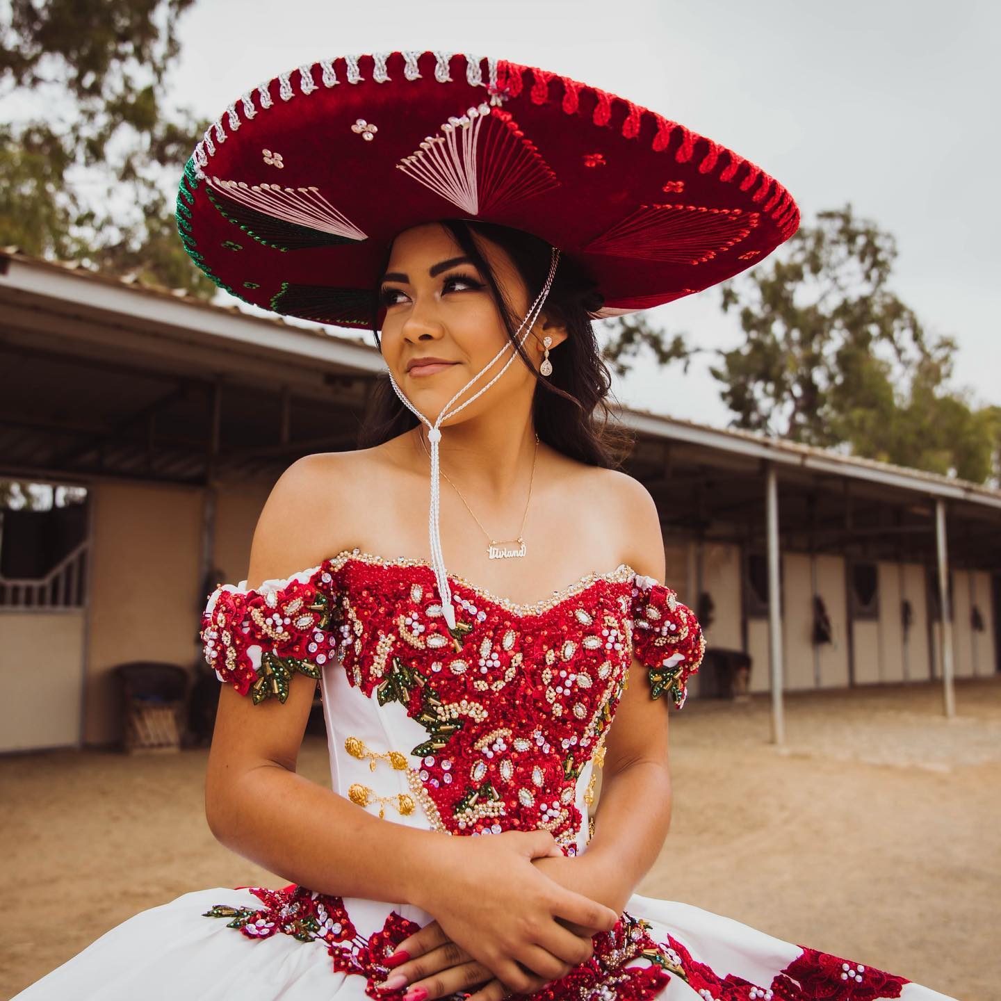 Red White Princess Quinceanera Dresses 3D Floral Applique Off shoulder Puffy Tiered Skirt Lace-up Corset vestidos de 15 años 2022
