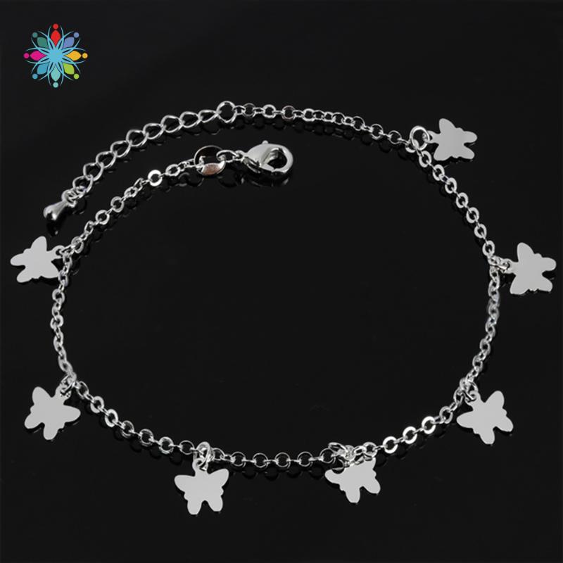 Anklets 1Pcs Chain Jewelry Women Butterfly Shape Ankle Bracelet Trendy Feet Bracelets, Red;blue
Anklets 1Pcs Chain Jewelry Women Butterfly Shape Ankle Bracelet Trendy Feet Bracelets, Red;blue