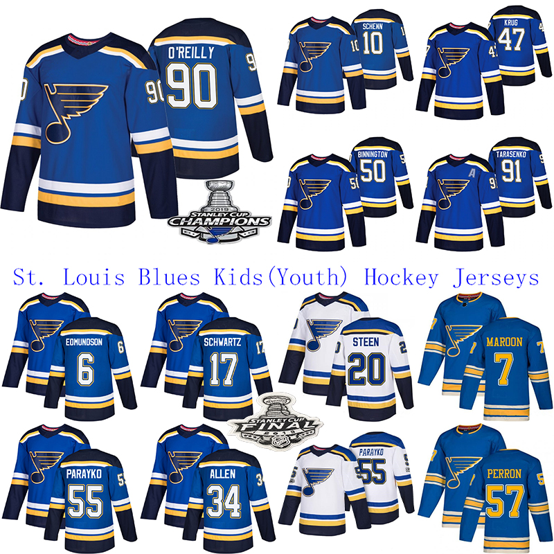 90 Ryan O'Reilly St. Louis Blues Kids(Youth) Hockey Jerseys 50 Binnington 91 Vladimir Tarasenko 17 Schwartz 18 Robert Thomas, White 2019 final pacth
90 Ryan O'Reilly St. Louis Blues Kids(Youth) Hockey Jerseys 50 Binnington 91 Vladimir Tarasenko 17 Schwartz 18 Robert Thomas, White 2019 final pacth