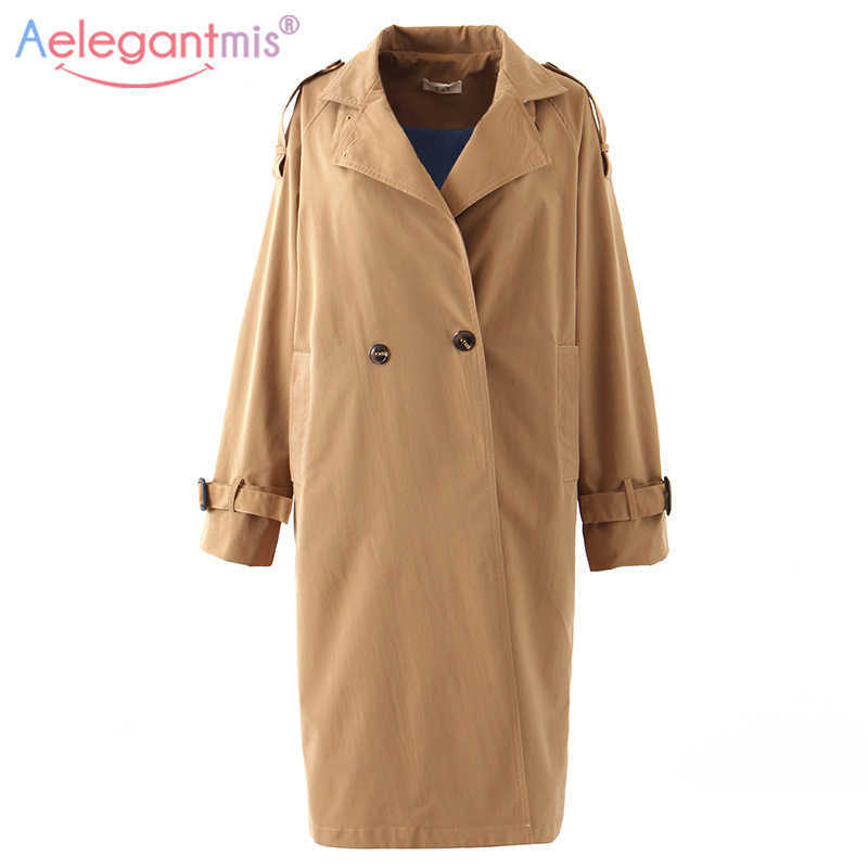 Aelegantmis Autumn Women Casual Oversize Trench Coat Loose Vintage Washed Outerwear Ladies High Street Long Overcoat 210607, Khaki
Aelegantmis Autumn Women Casual Oversize Trench Coat Loose Vintage Washed Outerwear Ladies High Street Long Overcoat 210607, Khaki
