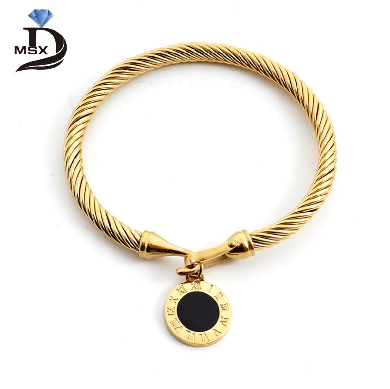 Bangle Rose Gold Plating Stainless Steel Woman Bracelets Bangles Cuff Adjustable Trendy Female Engagement Wedding Party Jewelry Gift
Bangle Rose Gold Plating Stainless Steel Woman Bracelets Bangles Cuff Adjustable Trendy Female Engagement Wedding Party Jewelry Gift
