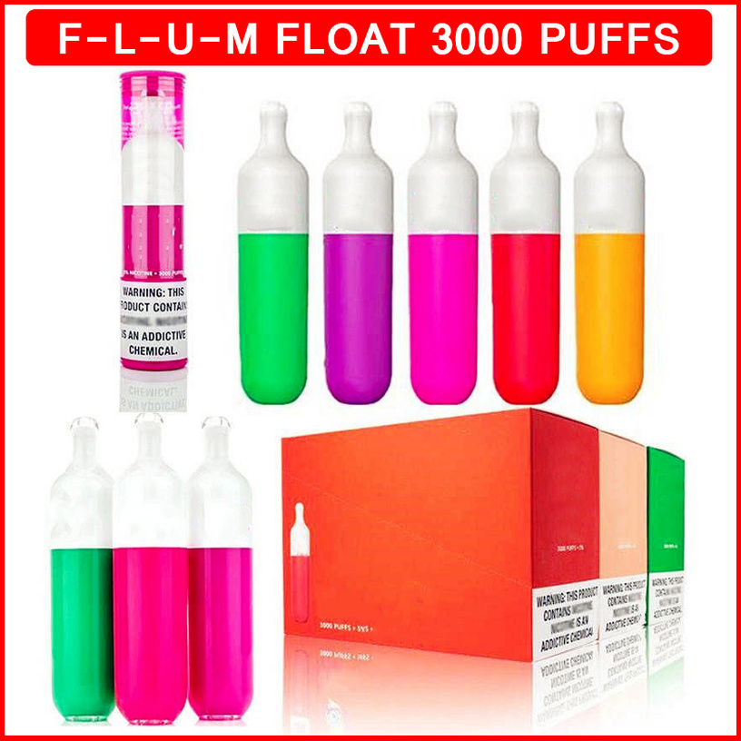 F-L-U-M Float Disposable Vape Pen 3000 Puffs Electronic Cigarette 1100mAh Battery 8ml Prefilled Pods Cartridges Ecigarette Flumed Vapes Pod Device
F-L-U-M Float Disposable Vape Pen 3000 Puffs Electronic Cigarette 1100mAh Battery 8ml Prefilled Pods Cartridges Ecigarette Flumed Vapes Pod Device