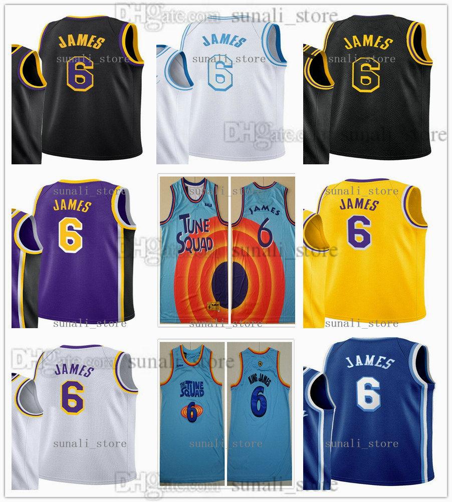 Men Lebron 6 James Jerseys Basketball Space Tune Squad Movie Blue Yellow Purple White Black Breathable Fast Send, Black;red
Men Lebron 6 James Jerseys Basketball Space Tune Squad Movie Blue Yellow Purple White Black Breathable Fast Send, Black;red