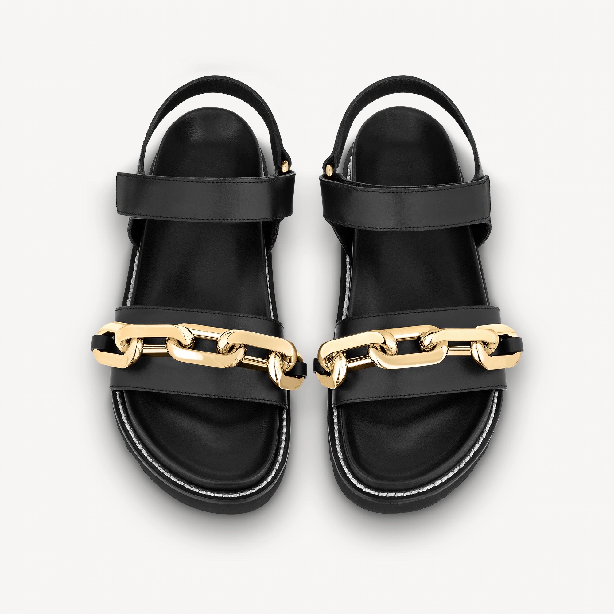 Women Paseo Flat Comfort Sandals Black Rose Menthe Blue Vibrant Colors with Super Large Engraved Chain
Women Paseo Flat Comfort Sandals Black Rose Menthe Blue Vibrant Colors with Super Large Engraved Chain