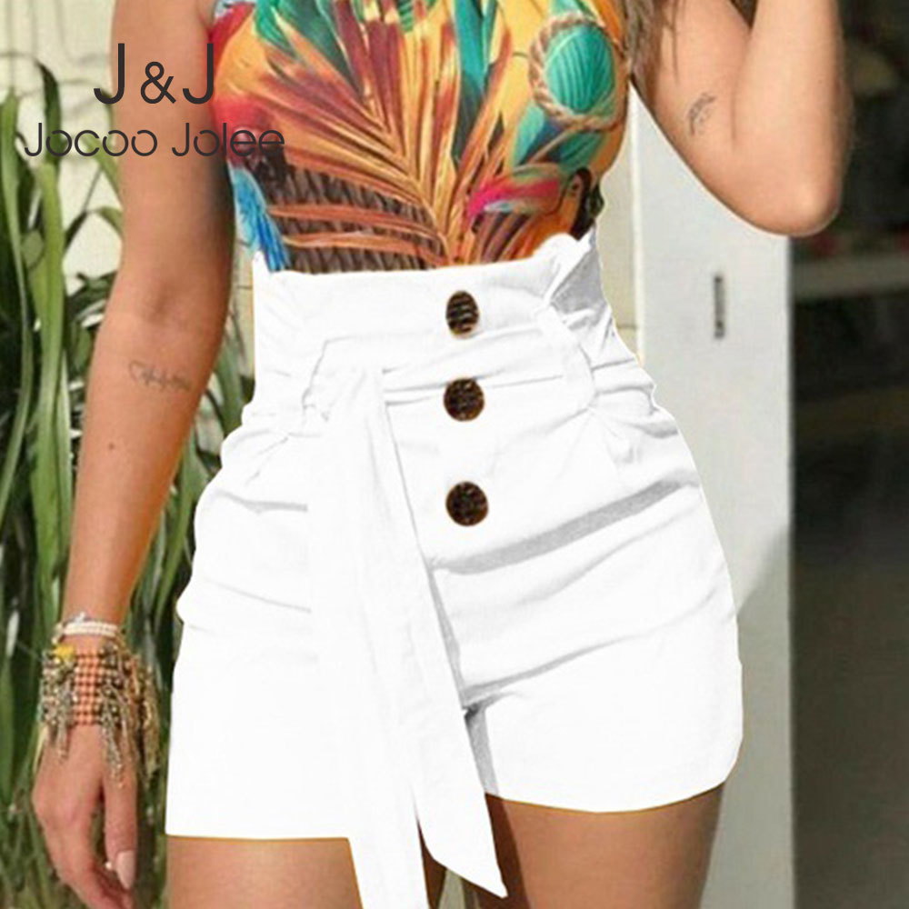 Jocoo Jolee Casual Solid High Waist Sashes Shorts Women Summer Slim Chiffon Short Pants Female Beach Holiday Shorts 210518, Black
Jocoo Jolee Casual Solid High Waist Sashes Shorts Women Summer Slim Chiffon Short Pants Female Beach Holiday Shorts 210518, Black