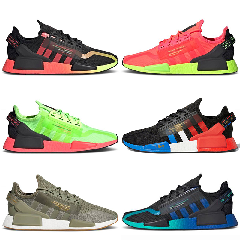 NMD R1 V2 Running Shoes Top Quality Womens Mens Trainers Munich Aqua Tones Bright Volt Speckled Dazzle Grey Metallic Silver Sneakers Size 36-45
NMD R1 V2 Running Shoes Top Quality Womens Mens Trainers Munich Aqua Tones Bright Volt Speckled Dazzle Grey Metallic Silver Sneakers Size 36-45