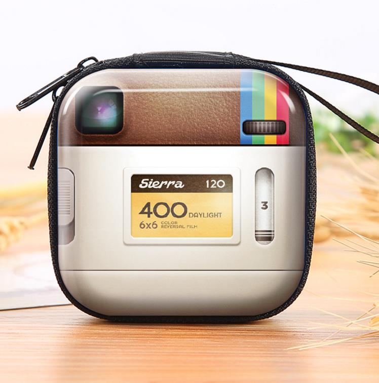 Coin Purse Small Portable Retro Tinplate Zipper Wallet Key Case Change Bags Children Camera Radio Piano Pouch Kids Christmas Gift Birthday Presents Pa