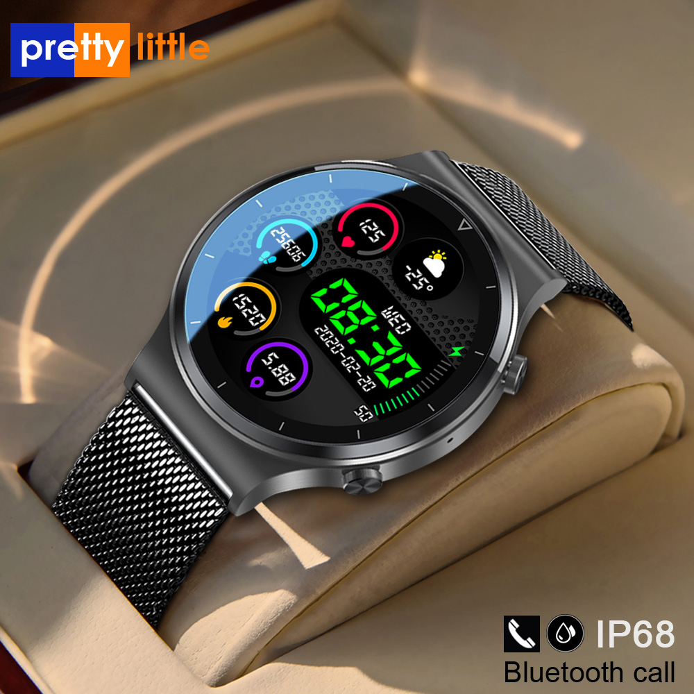 New Bluetooth Call Smart Watch Men S-600 IP68 Waterproof Full Touch Screen Sports Fitness Smartwatch Custom Face For Android IOSg, Gun silica
New Bluetooth Call Smart Watch Men S-600 IP68 Waterproof Full Touch Screen Sports Fitness Smartwatch Custom Face For Android IOSg, Gun silica