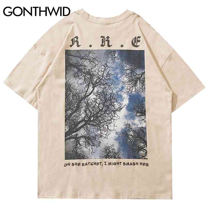 Tshirts Harajuku Trees Sky Landscape Print Tees Shirts Streetwear Summer Mens Hip Hop Casual Cotton Short Sleeve Tops 210602, Black
Tshirts Harajuku Trees Sky Landscape Print Tees Shirts Streetwear Summer Mens Hip Hop Casual Cotton Short Sleeve Tops 210602, Black