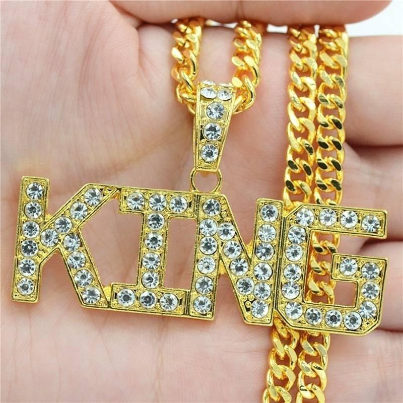 Trend Forefront Men's Hip Hop Punk Style KING Letter Pendant Necklace Birthday Party Gift Necklaces
Trend Forefront Men's Hip Hop Punk Style KING Letter Pendant Necklace Birthday Party Gift Necklaces