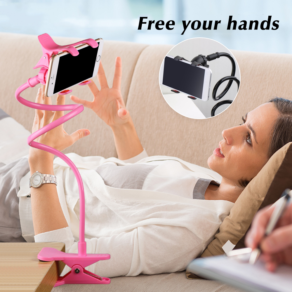 Universal Mobile Phone Holder Flexible Lazy Holder Adjustable CellPhone Clip Home Bed Desktop Mount Bracket Smartphone Stand