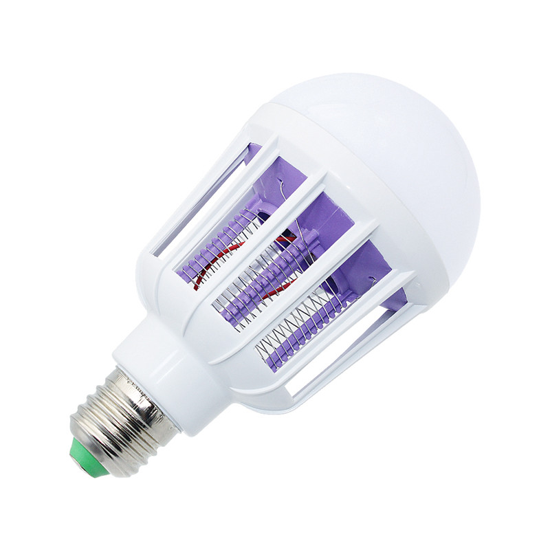 AC 220V Electronic Mosquito Killer Lamp E27 9W LED Light Bulbs Home Lighting Bedroom anti-mosquito lights