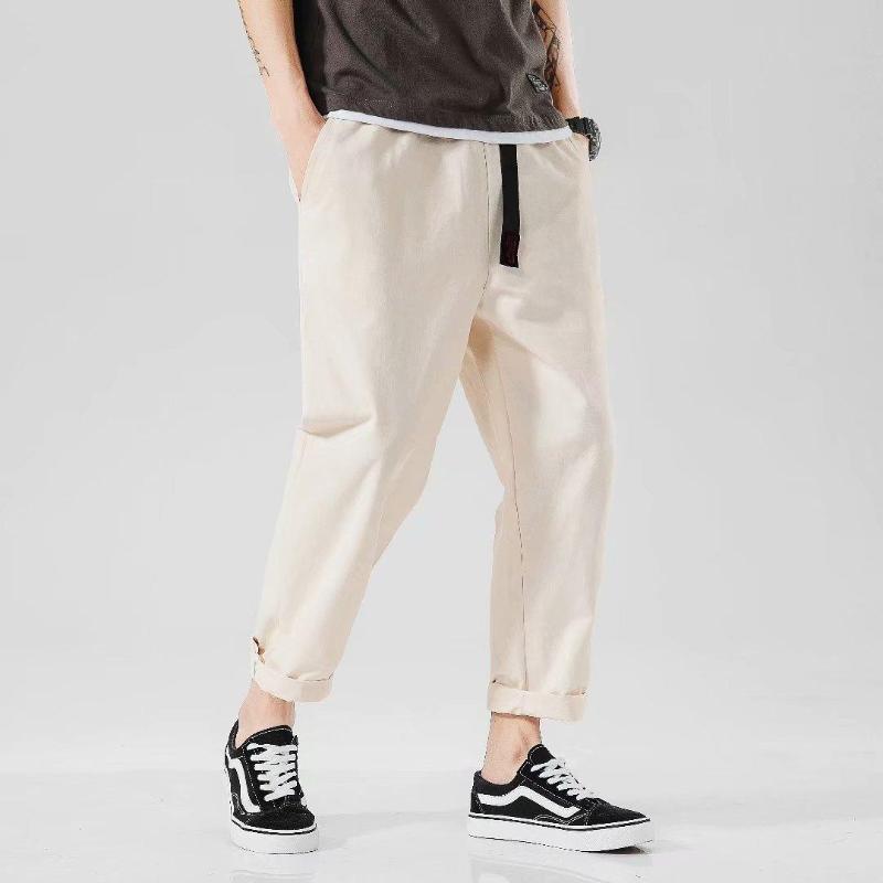 Men's Cargo Pants Solid Harem Hip Hop Casual Male Joggers Trousers Fashion Streetwear Sweatpants Men Clothing
