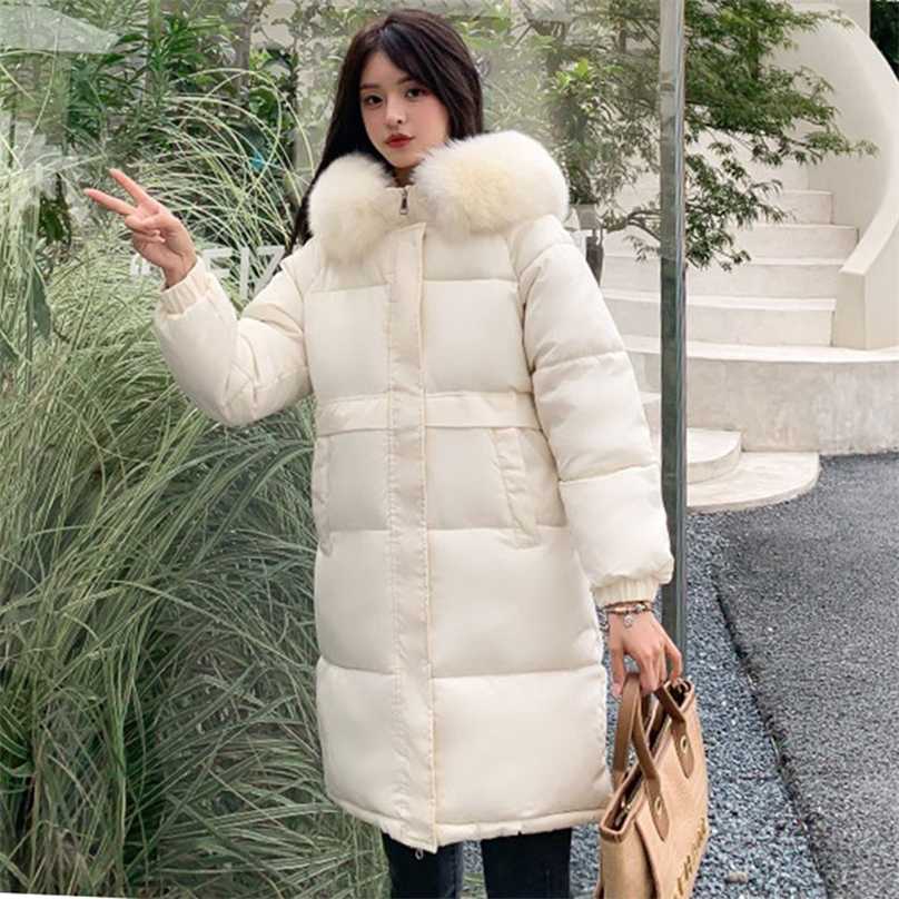 Winter Women Loose Long jacket Casual Thick Warm Mid-Long Hooded parkas Jackets female pockets snow coats 211018, Black
Winter Women Loose Long jacket Casual Thick Warm Mid-Long Hooded parkas Jackets female pockets snow coats 211018, Black