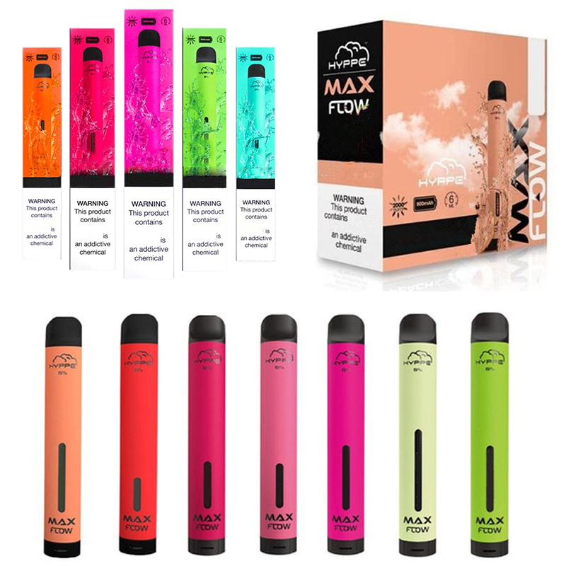 Hyppe max flow Disposable Vape Pen Kits 2000 Puffs cigarettes 900mAh Battery 6ML Vapor Pod Device eCigs Electronic Cigarette
Hyppe max flow Disposable Vape Pen Kits 2000 Puffs cigarettes 900mAh Battery 6ML Vapor Pod Device eCigs Electronic Cigarette