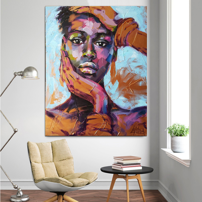 Modern Graffiti Pictures Portrait Posters Canvas Paintings Wall Art For Living Room Decoration Prints No Frame