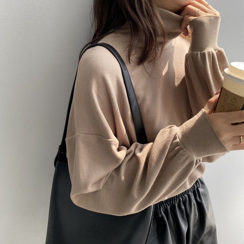 Soft Waxy Turtleneck Plus Velvet Bottoming Shirt Women Fashion Solid Color Oversize Long Sleeved Sweater Base Inner Top 210520, Darkgreen
Soft Waxy Turtleneck Plus Velvet Bottoming Shirt Women Fashion Solid Color Oversize Long Sleeved Sweater Base Inner Top 210520, Darkgreen