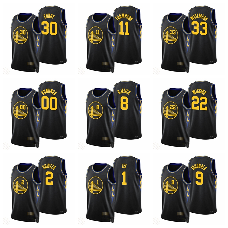 Golden StateWarriorsMEN Stephen Draymond Green Klay Thompson Nemanja Bjelica Jonathan Kuminga 2021-22 City Black 75th Jersey
Golden StateWarriorsMEN Stephen Draymond Green Klay Thompson Nemanja Bjelica Jonathan Kuminga 2021-22 City Black 75th Jersey