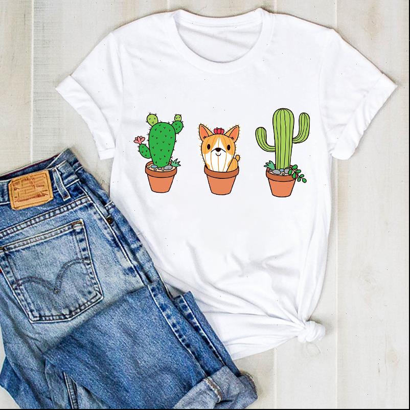 women womens t shirts lady plant summer dog funny cactus print ladies tee female shirt clothes graphic clothing, White
women womens t shirts lady plant summer dog funny cactus print ladies tee female shirt clothes graphic clothing, White