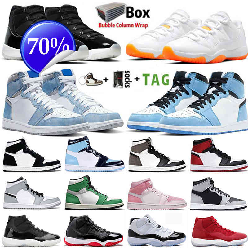 2022 With Box Jumpman 1 1s Mens Basketball Shoes Hyper Royal University Blue Obsidian Unc Lucky Green 11 11s 25th Anniversary Women Sneakers
2022 With Box Jumpman 1 1s Mens Basketball Shoes Hyper Royal University Blue Obsidian Unc Lucky Green 11 11s 25th Anniversary Women Sneakers