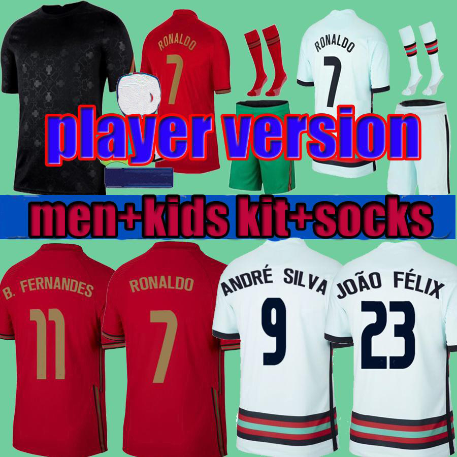 20 21 RONALDO soccer jerseys national team JOAO FELIX 2021 Bernardo B.FERNANDES Diogo J. NEVES Camisa de futebol men kids kit training football shirts, Home player version
20 21 RONALDO soccer jerseys national team JOAO FELIX 2021 Bernardo B.FERNANDES Diogo J. NEVES Camisa de futebol men kids kit training football shirts, Home player version
