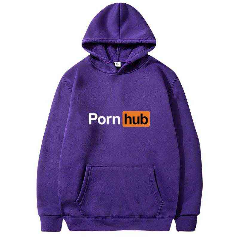 Printed Sweatshirt PORN HUb Street Dance Street Clothes Mens Womens Spring and Autumn Fashion Men Hoodies 211116