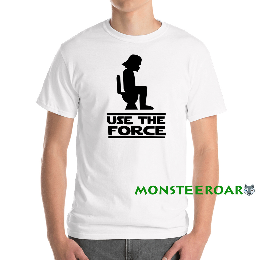 Use The Force Darth Vader Bathroom Space Wars Galaxy Alien Funny White T-shirt, White;black
Use The Force Darth Vader Bathroom Space Wars Galaxy Alien Funny White T-shirt, White;black