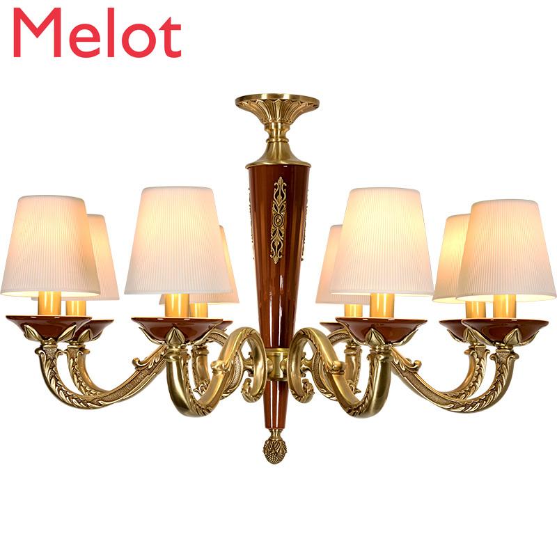 American Retro Personalized Creative Copper Living Room Chandelier Simple Artistic Light Luxury Ceramic Lamps Wallpapers
American Retro Personalized Creative Copper Living Room Chandelier Simple Artistic Light Luxury Ceramic Lamps Wallpapers