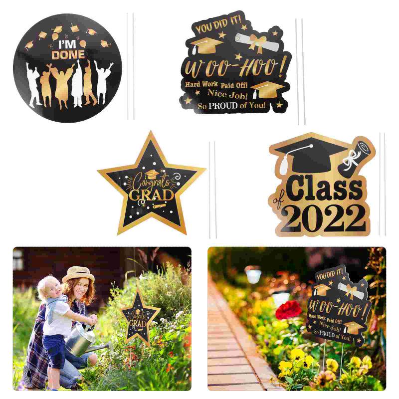 Other Festive & Party Supplies 4pcs Garden Yard School Lawn Stick Toppers Graduation
Other Festive & Party Supplies 4pcs Garden Yard School Lawn Stick Toppers Graduation