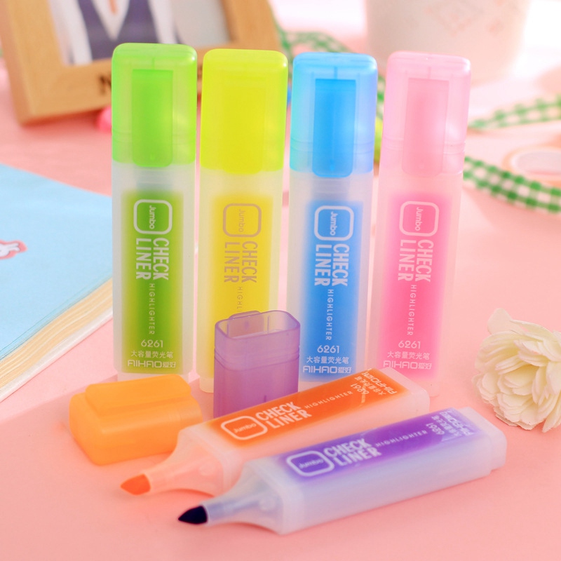 High capacity Fluorescent Highlighter Pen Markers Pastel Drawing Pens for Student School Office Supplies Cute Stationery 0453
High capacity Fluorescent Highlighter Pen Markers Pastel Drawing Pens for Student School Office Supplies Cute Stationery 0453