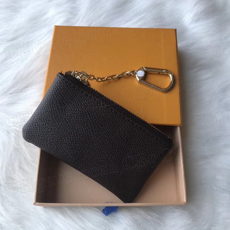 Key Pouch Leather Holds 5 Colors Fashion Purses Classical Flowers Women Holder Coin Purse Designers Luxurys Small Wallets With Box, Black flower
Key Pouch Leather Holds 5 Colors Fashion Purses Classical Flowers Women Holder Coin Purse Designers Luxurys Small Wallets With Box, Black flower