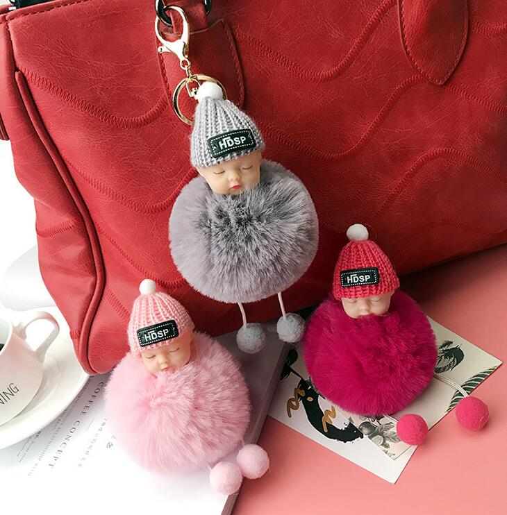 Baby Keychains Fluffy Pompom Doll Key Chain Dream Baby Car Keyring Rabbit Hair Ball Bag dff2153
Baby Keychains Fluffy Pompom Doll Key Chain Dream Baby Car Keyring Rabbit Hair Ball Bag dff2153