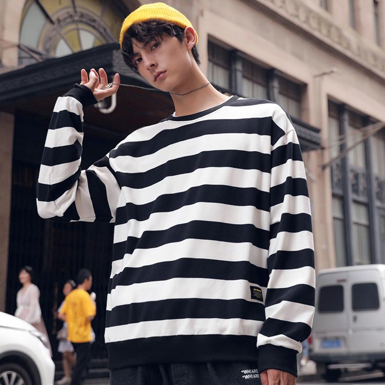 Casual mens hoodie men's new spring 2020 round neck Pullover loose long sleeve STRIPE TOP high quality Sweatshirts, Blue
Casual mens hoodie men's new spring 2020 round neck Pullover loose long sleeve STRIPE TOP high quality Sweatshirts, Blue