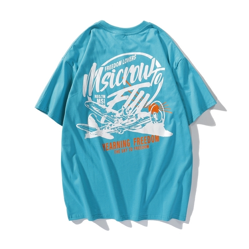 IEFB Fashion Short Sleeve T-shirt For Men Couple Loose Round Neck Tops Men's Half Sleeve Summer Hip-hop Casual Top 9Y5163 210524