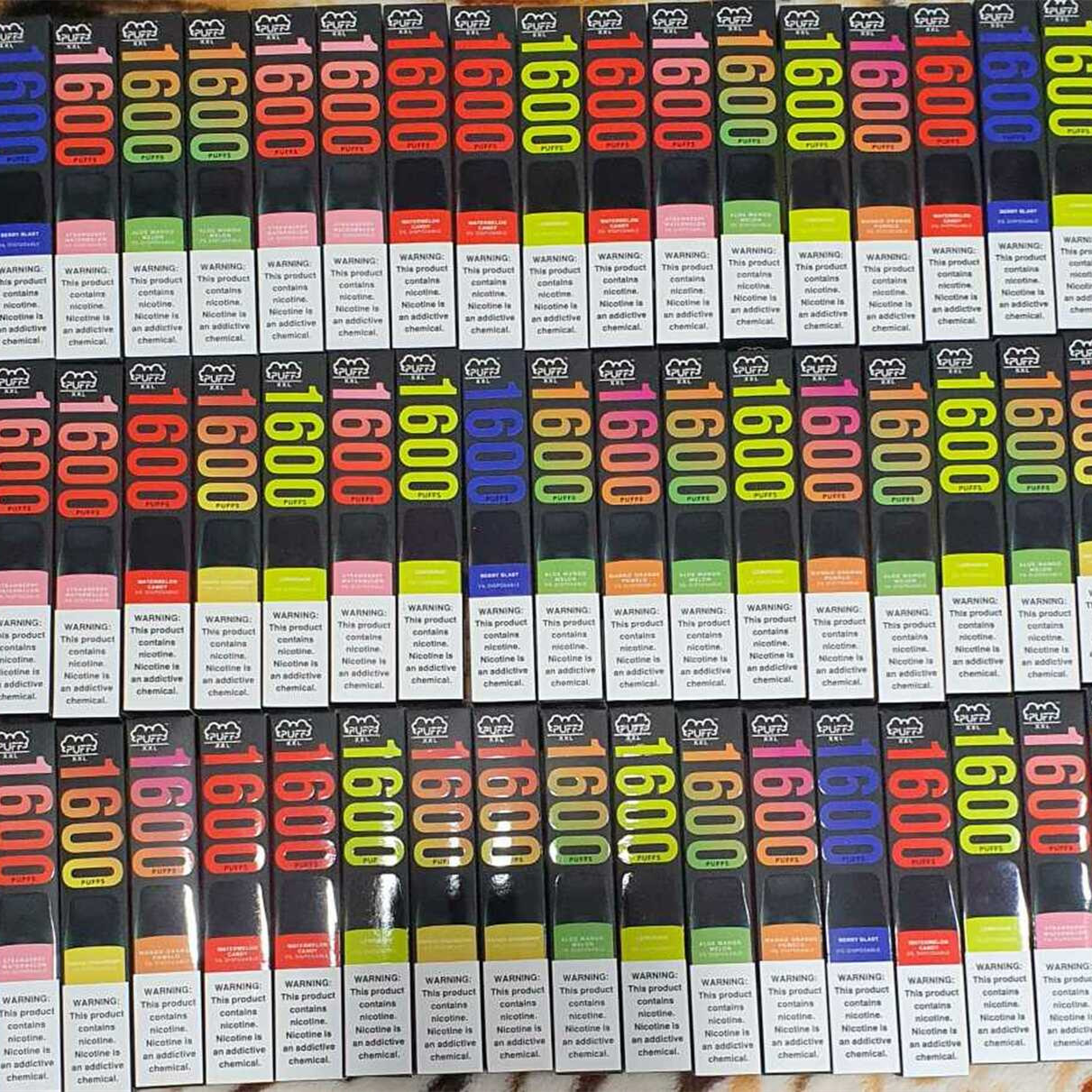 Puff XXL Disposable Vapes Electronic Cigarette 1600 Puffs Vape Device 1000mah 6.5ml Pod 43+ Colors Available E Cigs
Puff XXL Disposable Vapes Electronic Cigarette 1600 Puffs Vape Device 1000mah 6.5ml Pod 43+ Colors Available E Cigs