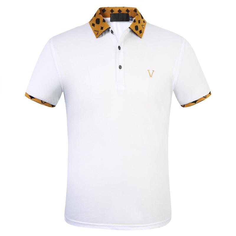 2021 luxurys brands mens designer polo T shirt summer fashion pure cotton breathable short-sleeved lapel casual top
2021 luxurys brands mens designer polo T shirt summer fashion pure cotton breathable short-sleeved lapel casual top